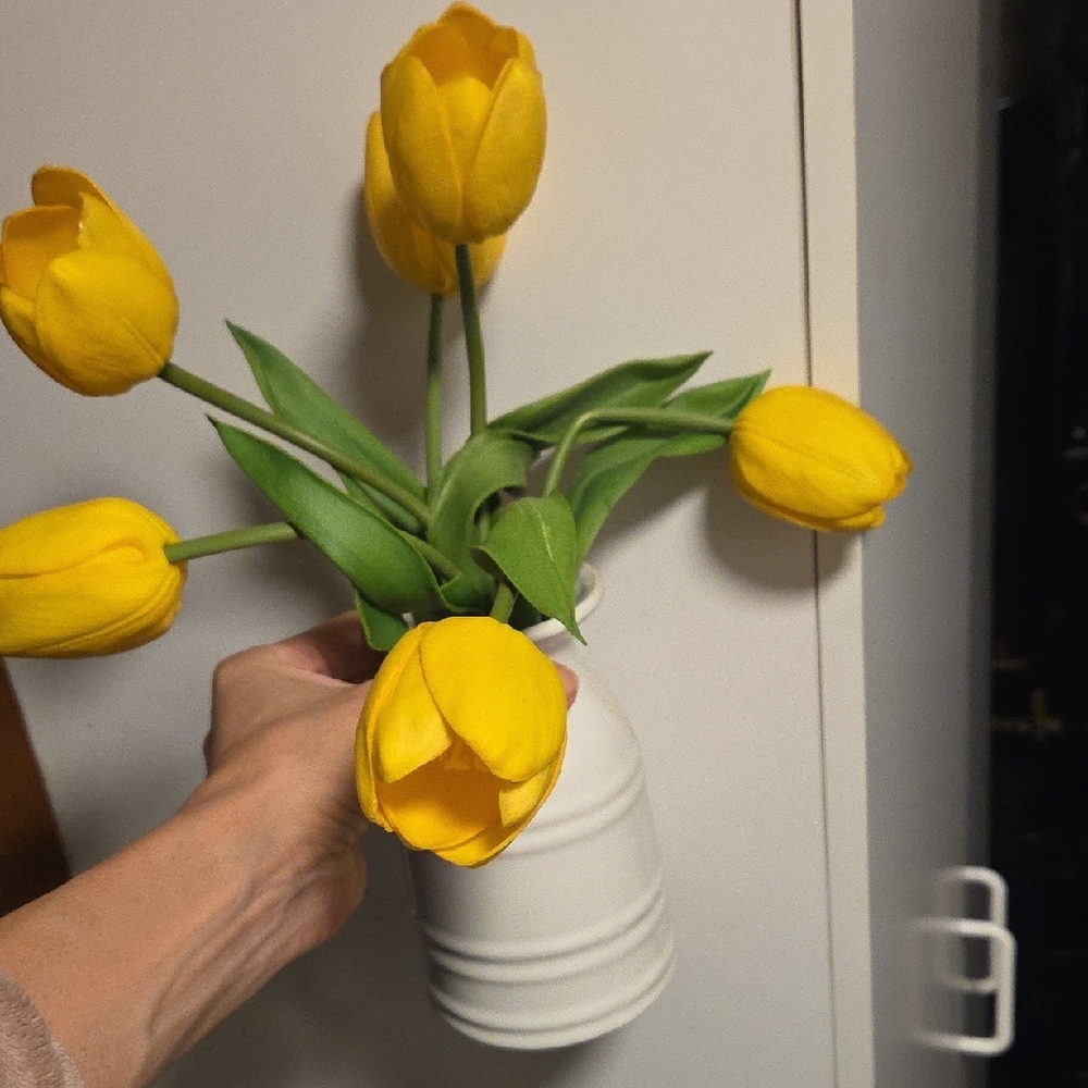 Vase With Yellow Tulip
